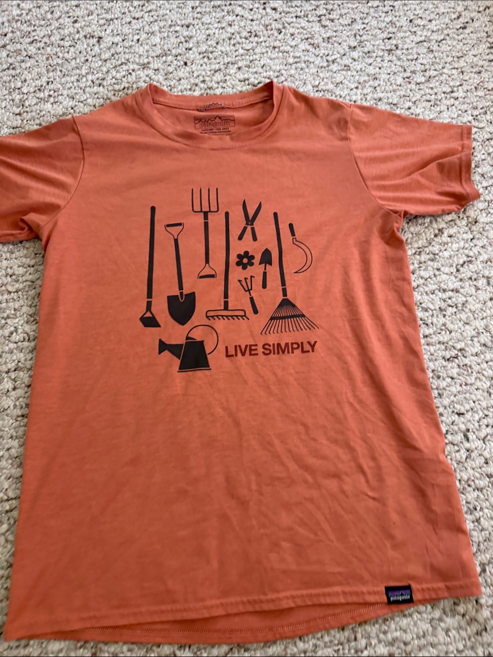 Patagonia Women’s Capilene Cool Live Simply XS Performance tee